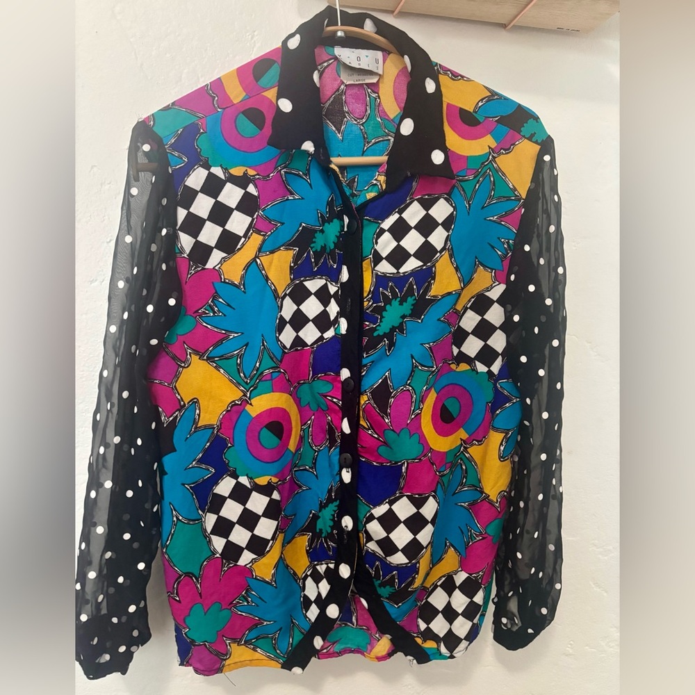 True 1980s vintage style blouse from You Babes